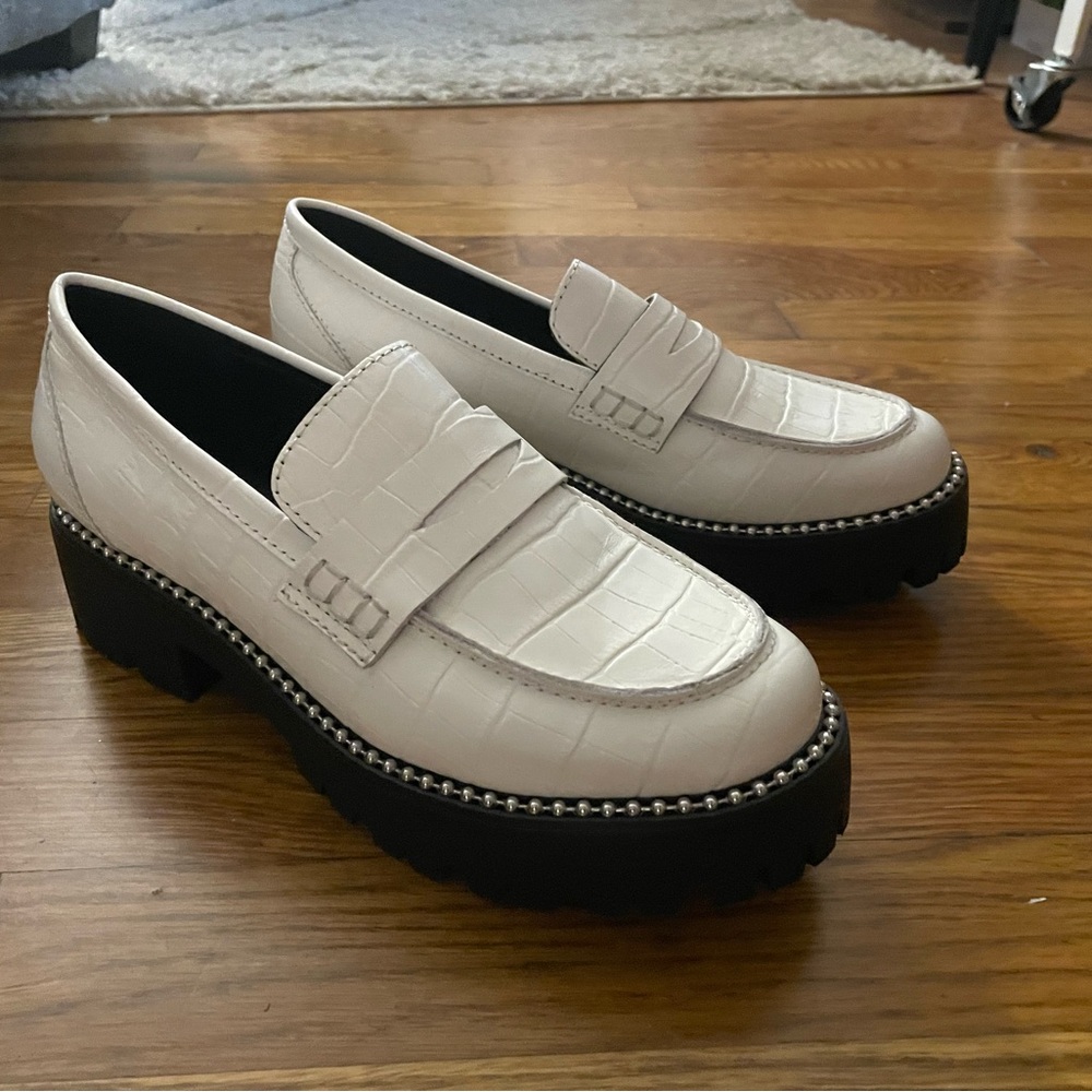 Aqua loafers